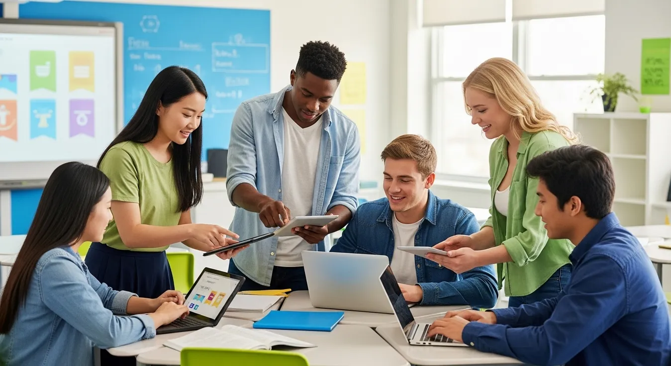 Students in classroom